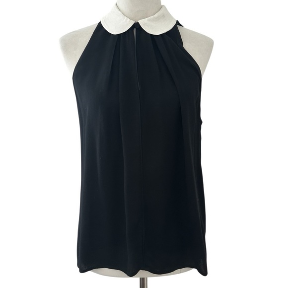A.L.C. Tops - Elegant A.L.C Black and White Women's Sleeveless Top